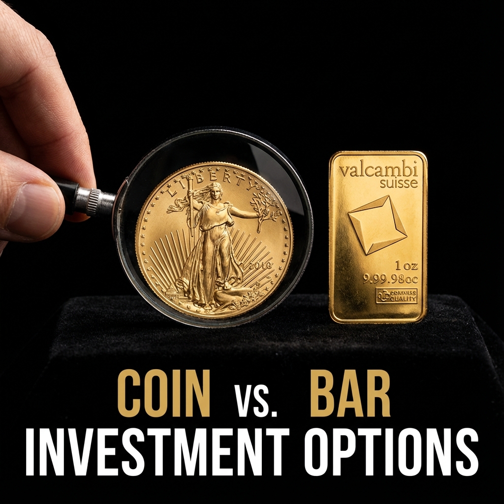 Monety bulionowe vs Sztabki